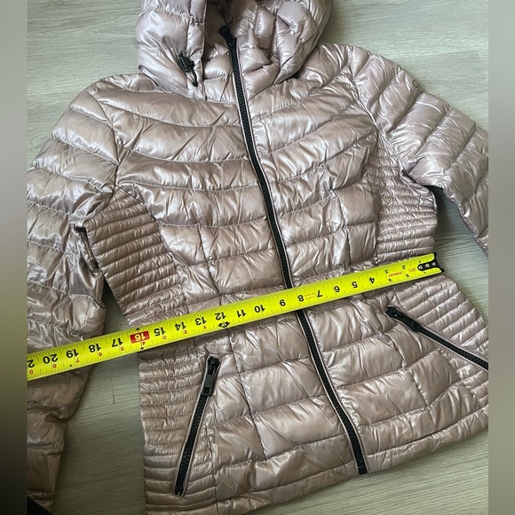 Calvin Klein rose gold packable down blend puffer coat jacket- medium - Picture 7 of 10
